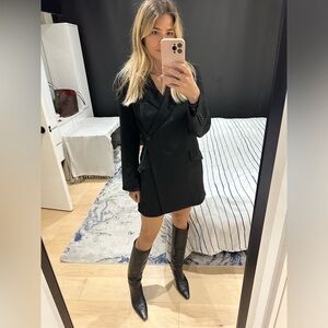 Aritzia Oversized Black Blazer Dress